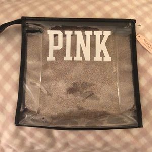 🌸2 for $10🌸 VS PINK zip up cosmetic bag